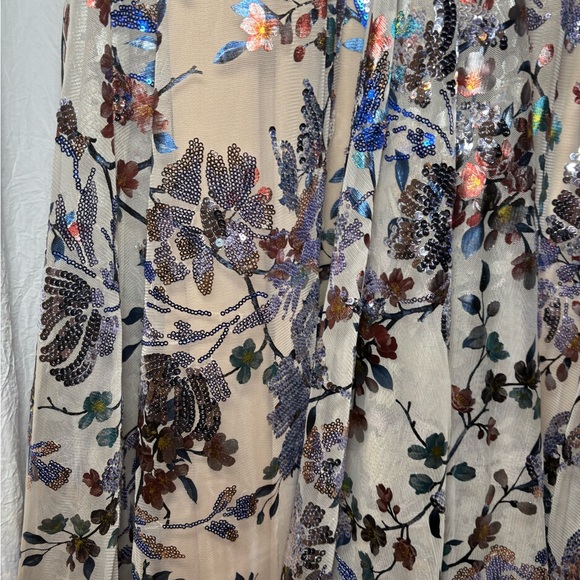 Never Worn Floral Prom Dress. - Picture 6 of 6